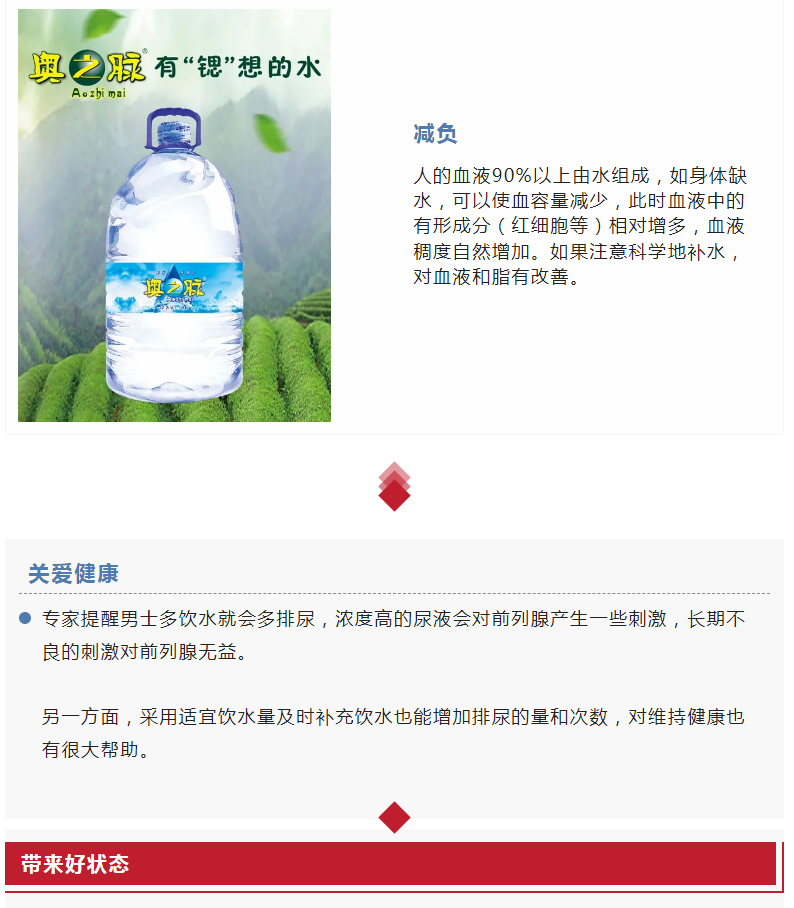 男人为什么更要多喝水？一定让他看看