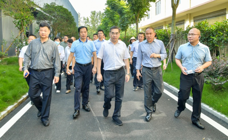 孙道军市长一行到奥星产业园现场观摩